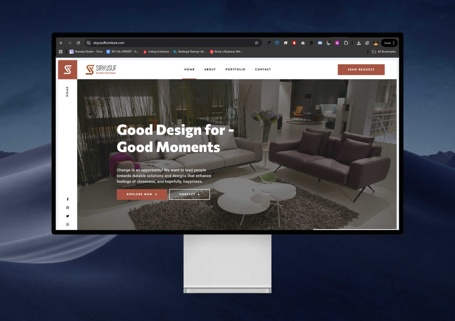 Siryusuf Furniture Web Platform